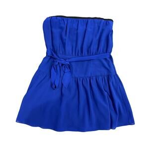 Rachel Rachel Roy Strapless Mini Dress in Blue Size XL​​​